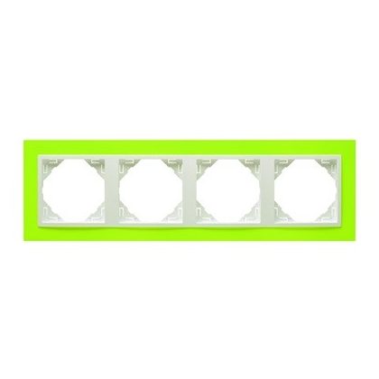 Efapel 90940_TDG ANIMATO Négyes keret, zöld