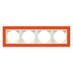 Efapel 90940_TJG ANIMATO Négyes keret, narancs