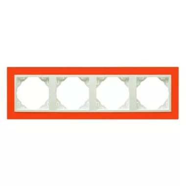 Efapel 90940_TJG ANIMATO Négyes keret, narancs