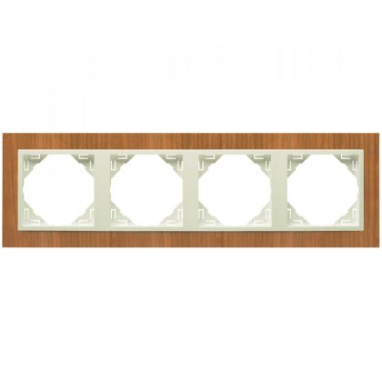   Efapel 90940_TJP ARBORE Négyes keret, cseresznye/gyöngyház