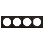 Efapel 90940_TPM AQUARELLA Négyes keret, fekete