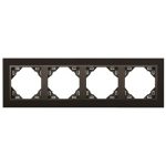 Efapel 90940_TPS ANIMATO Négyes keret, fekete/szürke