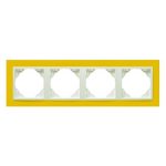 Efapel 90940_TRG ANIMATO Négyes keret, sárga