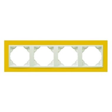 Efapel 90940_TRG ANIMATO Négyes keret, sárga