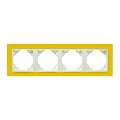 Efapel 90940_TRG ANIMATO Négyes keret, sárga