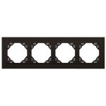 Efapel 90940_TRR ANIMATO Négyes keret, fekete