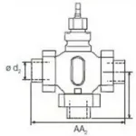 SCHNEIDER 9112101025 Forrasztott szabványos kapcsolat DN25