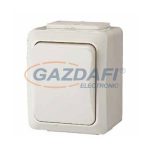   GAO 9175H "It water" váltókapcsoló, falon kívüli, krém, 230V, 10A, IP54