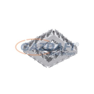 ELMARK CR-773S/CL süllyesztett, szögletes kristály lámpa