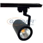   ELMARK SKY TL808 SÍNRE SZERELHET SPOTLÁMPA 12W 230V 4000K 27 Fekete