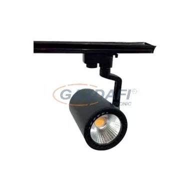 ELMARK SKY TL808 SÍNRE SZERELHET SPOTLÁMPA 12W 230V 4000K 27 Fekete