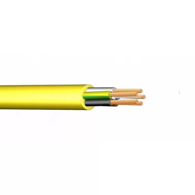 XYMM 3x2,5mm2 Építőipari kábel K35, PVC 450/750V sárga