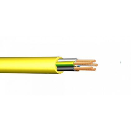 XYMM 4x2,5mm2 Építőipari kábel K35, PVC 450/750V sárga