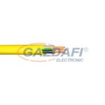 XYMM 5x1,5mm2 Építőipari kábel K35, PVC 450/750V sárga