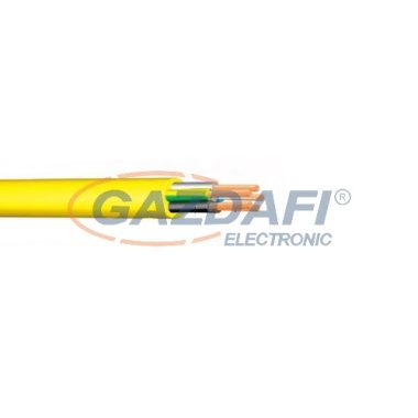 XYMM 5x6mm2 Építőipari kábel K35, PVC 450/750V sárga