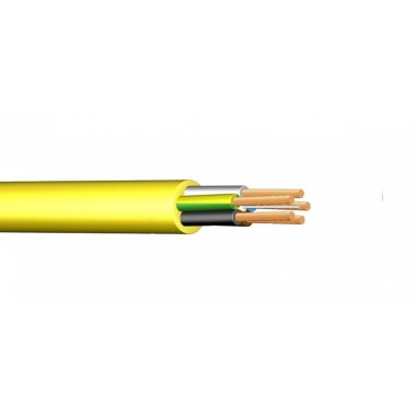 XYMM 5x16mm2 Cablu de construcție/santier K35, PVC galben 450 / 750V