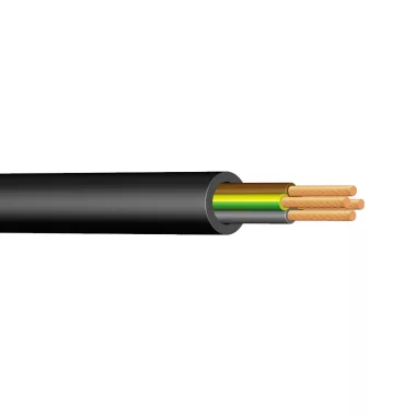 YMS 4x10mm2 Köpenyvezeték, PVC 0,6/1kV fekete