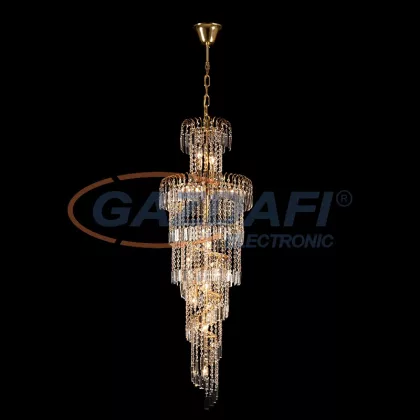 ELMARK LEYLA csillár 13XE14 arany D450XH1400MM