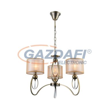 ELMARK MERY csillár 3XE27 antik réz D600X480mm