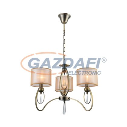 ELMARK MERY csillár 3XE27 antik réz D600X480mm