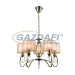 ELMARK MERY csillár 5XE27 antik réz D700X520mm