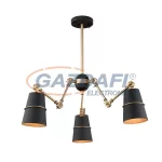 ELMARK SPIDER csillár 3XE27 fekete