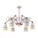 ELMARK SPIDER csillár 6XE27 fehér