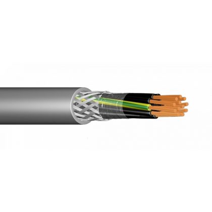   YSLCY-Jz 4x1,5mm2 Cablu comanda ecranat cu țesătură de cupru gri 300 / 500V (500m)