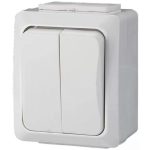   GAO 9850H "It water" kültéri csillárkapcsoló, falon kívüli, IP54, fehér, 250V, 10A