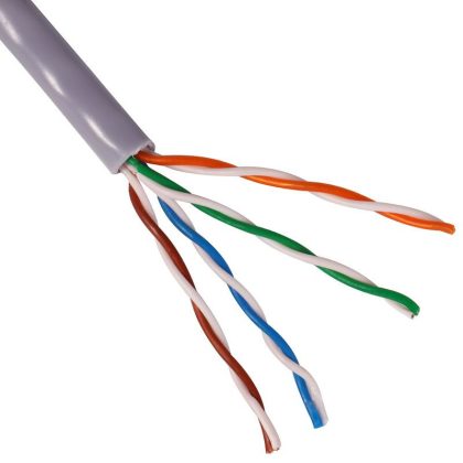    UTP CAT.5e Pamant 4x2xAWG 24 cablu de alimentare LAN solid de cupru