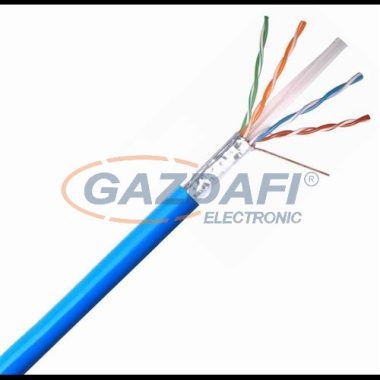 FTP CAT6 4x2xAWG24 LAN kábel kék