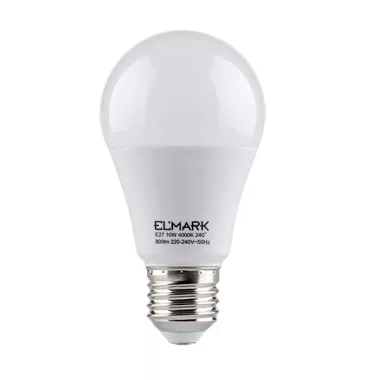 ELMARK 99LED586 LED KÖRTE A60 SMD2835 10W E27 230V FEHÉR fényforrás