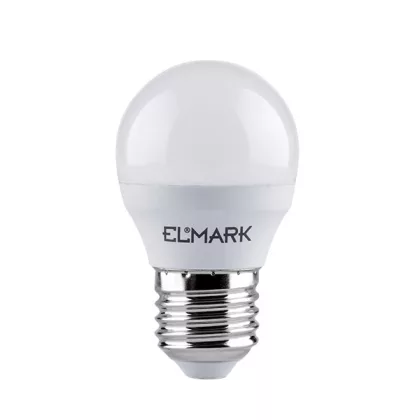 Bec Led ELMARK 99LED744 LED GLOBE G45 6W E27 230V WHITE 