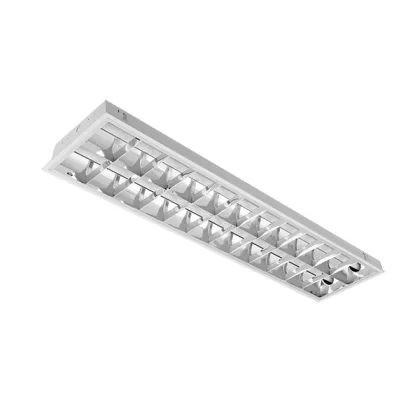   ELMARK LED fénycsvel szerelt süllyesztett tükrös armatúra 2x18W 6400K