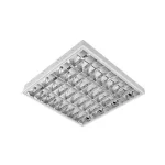   ELMARK LED fénycsvel szerelt süllyesztett tükrös armatúra 2x9W 6400K