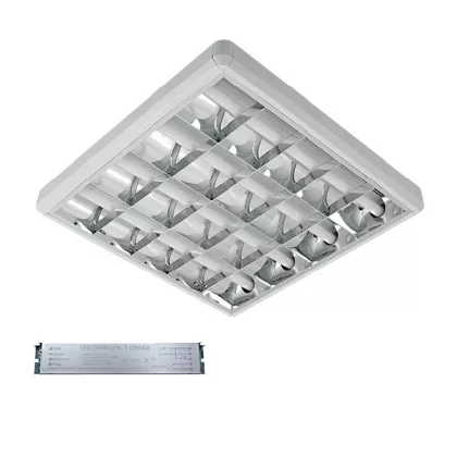   ELMARK 9LOM460LEDCWE LENA-V 4X10W 6200K OM 600/600 lámpatest vészvilágítással