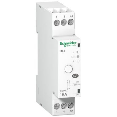SCHNEIDER A9C15032 ACTI9 iCT+16A standard impulzusrelé, 1P+N, Uc 230 VAC