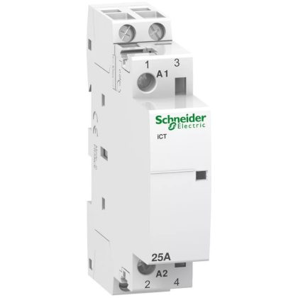  SCHNEIDER A9C20532 ACTI9 iCT25A kontaktor, 50Hz, 2NO, 220 VAC