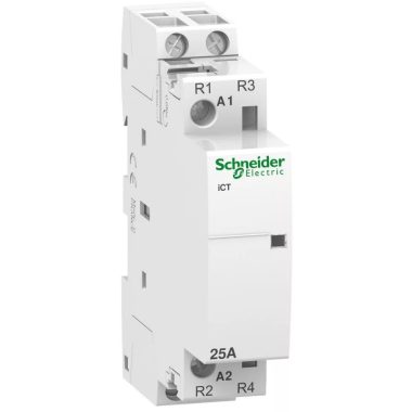 SCHNEIDER A9C20536 ACTI9 iCT25A kontaktor, 50Hz, 2NC, 220 VAC