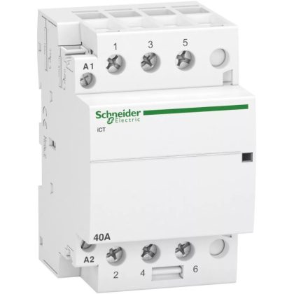   SCHNEIDER A9C20843 ACTI9 iCT40A kontaktor, 50Hz, 3NO, 220-240 VAC