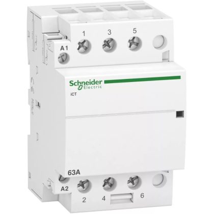   SCHNEIDER A9C20863 ACTI9 iCT63A kontaktor, 50Hz, 3NO, 220-240 VAC