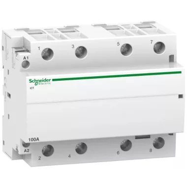 SCHNEIDER A9C20884 ACTI9 iCT100A kontaktor, 50Hz, 4NO, 220-240 VAC
