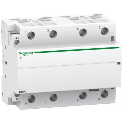   SCHNEIDER A9C20884 ACTI9 iCT100A kontaktor, 50Hz, 4NO, 220-240 VAC