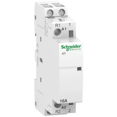 SCHNEIDER A9C22015 ACTI9 iCT16A kontaktor, 50Hz, 1NO 1NC, 12 VAC