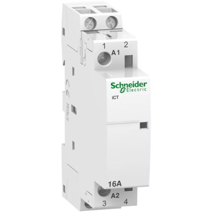 SCHNEIDER A9C22112 ACTI9 iCT16A kontaktor, 50Hz, 2NO, 24 VAC
