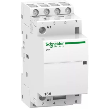 SCHNEIDER A9C22114 ACTI9 iCT16A kontaktor, 50Hz, 4NO, 24 VAC