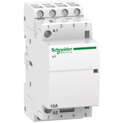 SCHNEIDER A9C22114 ACTI9 iCT16A kontaktor, 50Hz, 4NO, 24 VAC