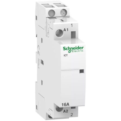   SCHNEIDER A9C22511 ACTI9 iCT16A kontaktor, 50Hz, 1NO, 220 VAC