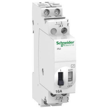 SCHNEIDER A9C30815 ACTI9 ITL16A impulzusrelé, 1NO 1NC, 240 VAC, 110VDC