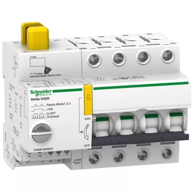 SCHNEIDER A9C63425 ACTI9 Reflex iC60N beépített megszakító vezérlés, 4P, D, 25A